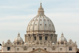 Svatopeterská kopule ve Vatikánu